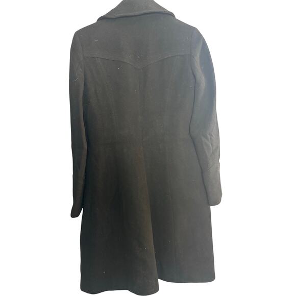 GUESS Vintage Y2K Black Wool Blend Long Coat M
Trench Pea Coat Pockets - Picture 6 of 6